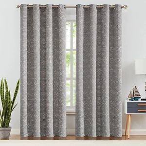 Jinchan Blackout Moroccan Tile Curtains